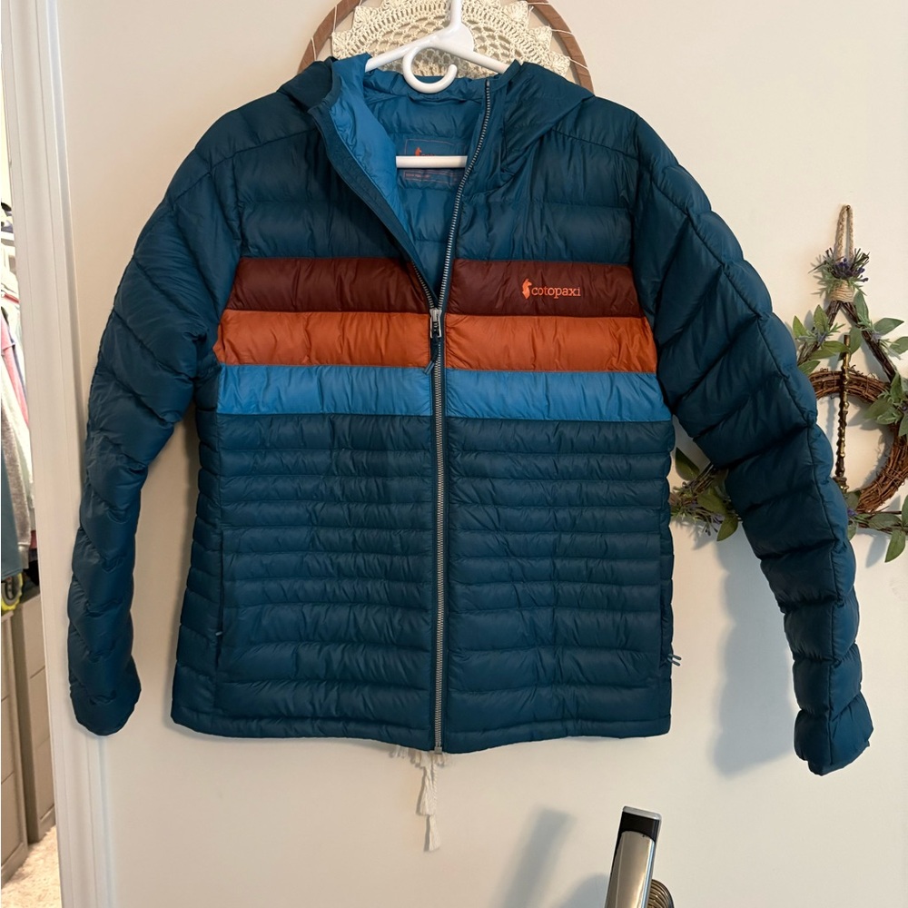 Cotopaxi Fuego Down Hooded Jacket women’s size large